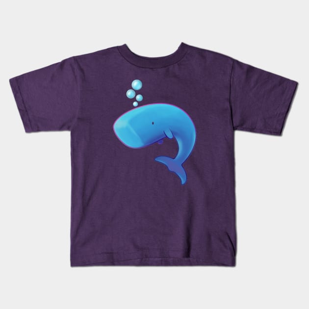 'Tis a Blue Whale Kids T-Shirt by MLMorris